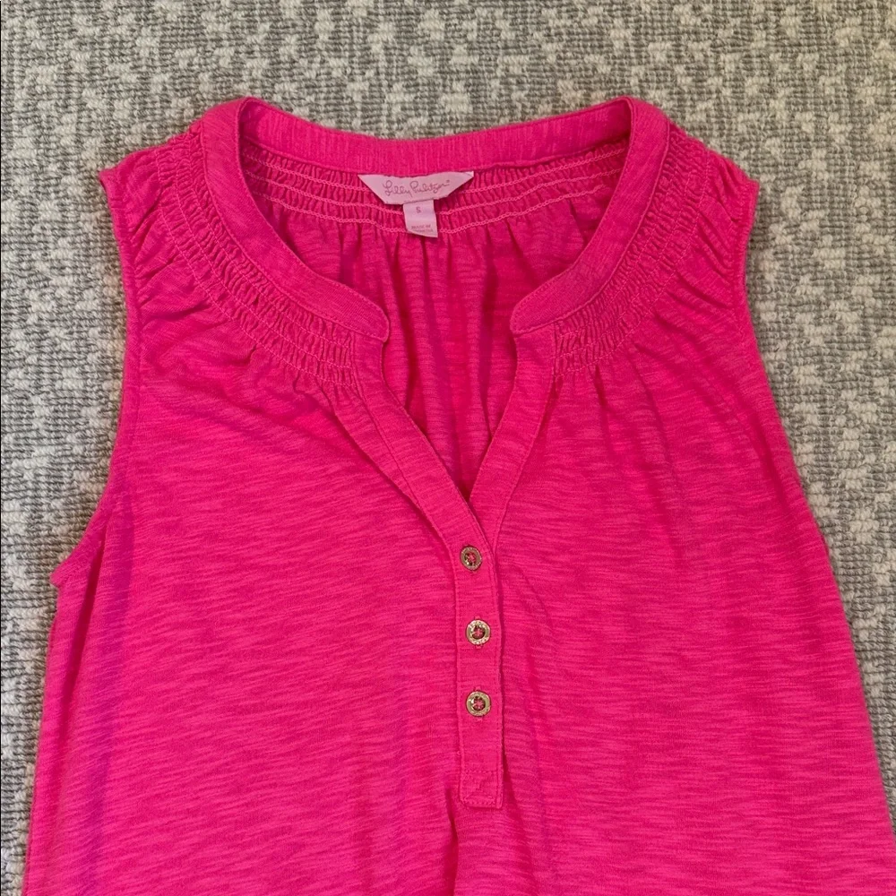 Lily Pulitzer Pink Sleeveless Shift Dress, size small - Picture 5 of 6